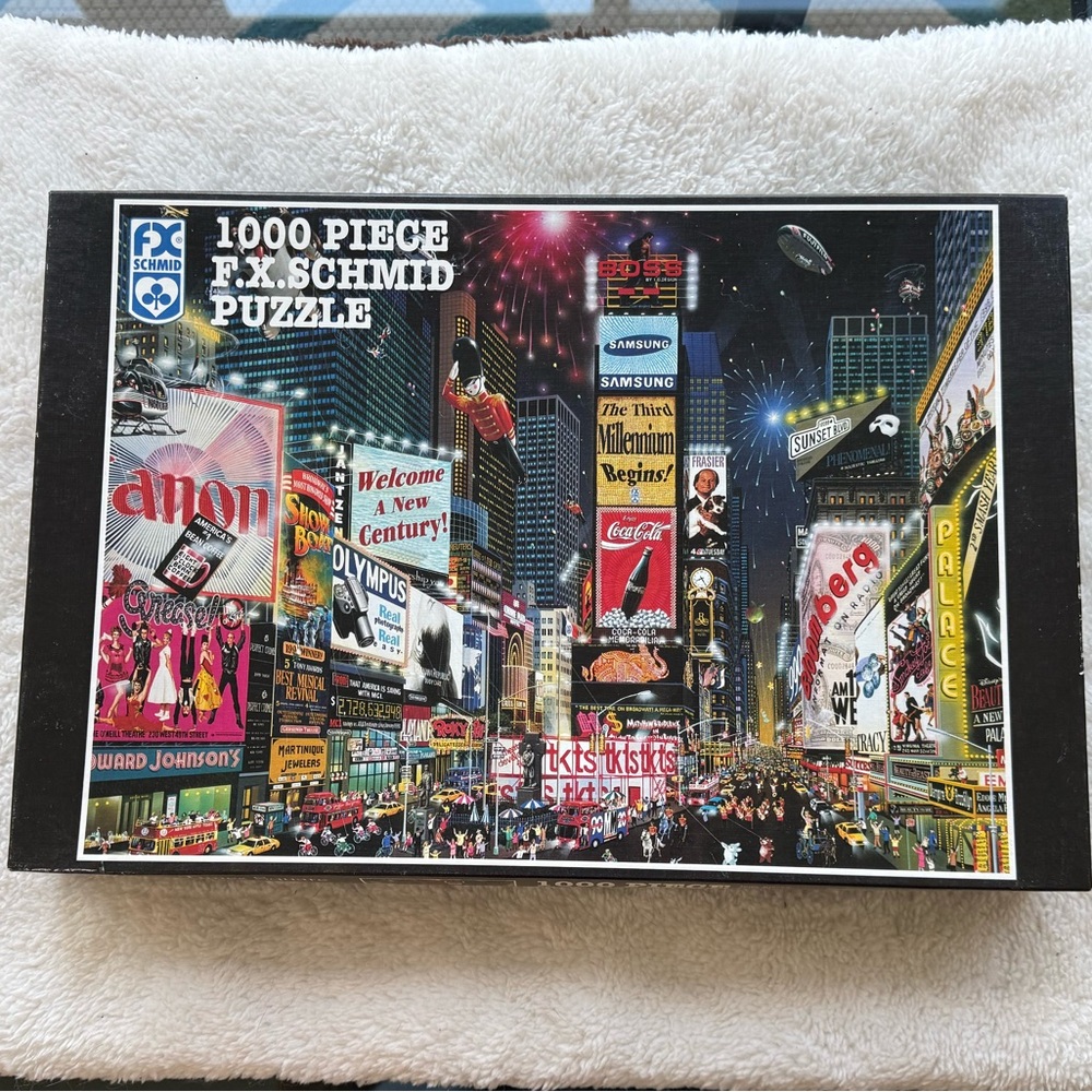 FX Schmid Times Square Millennium vintage puzzle.